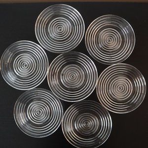 Manhattan Anchor Hocking Bread and Butter Plates Set of 7